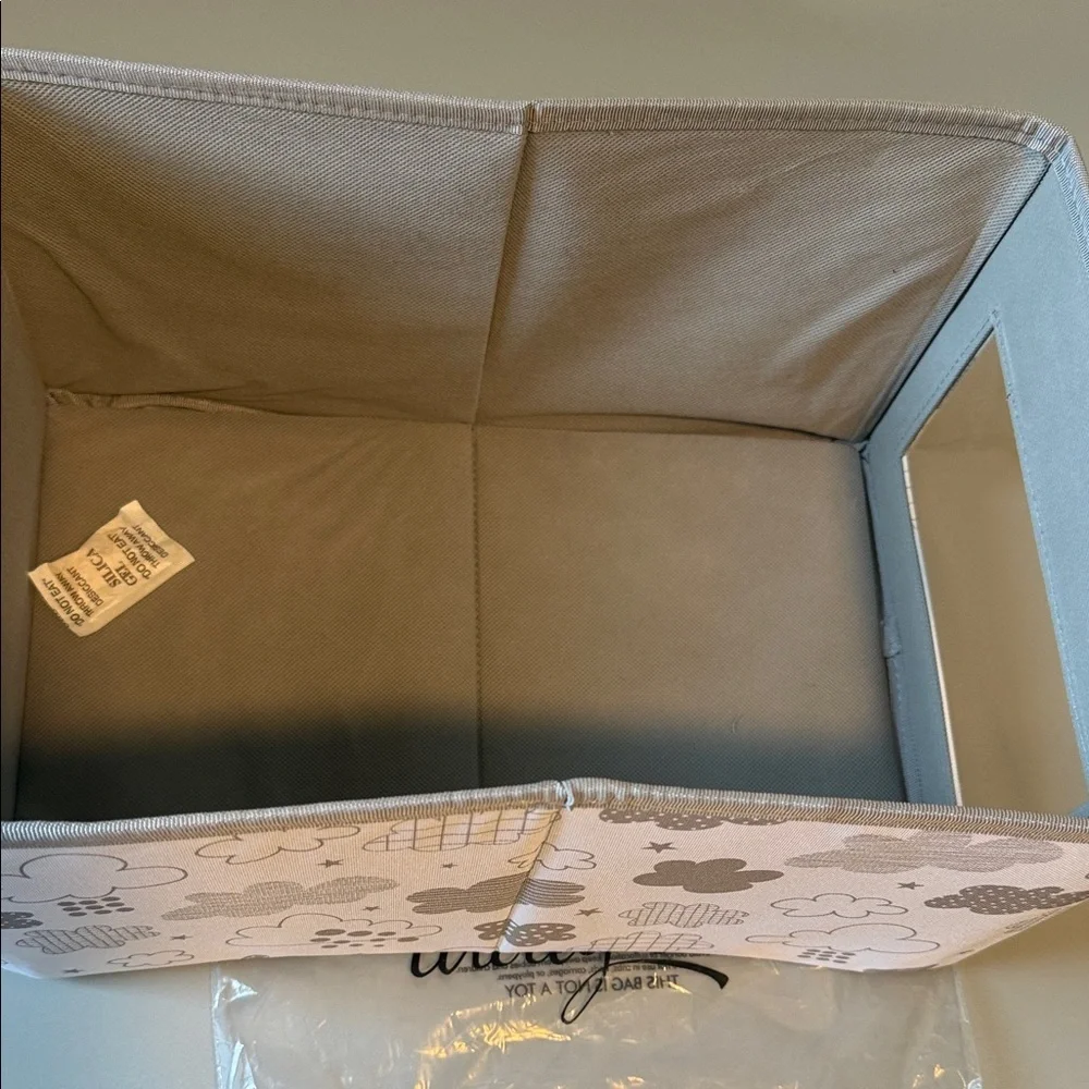 thirty-one Countin Clouds Your WAy Rectangle Storage Bin NEW